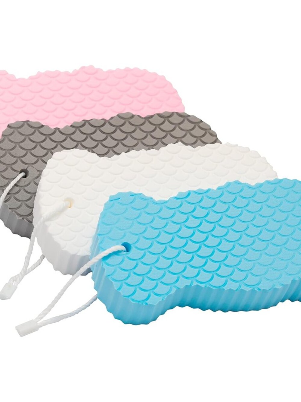 Exfoliating Sponges 4 pcs - Super Soft Exfoliating Bath Shower Sponge - Removes